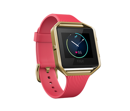 FITBIT BLAZE TAPERED FITNESS WATCH (L SIZE/PINK GOLD SERIES)