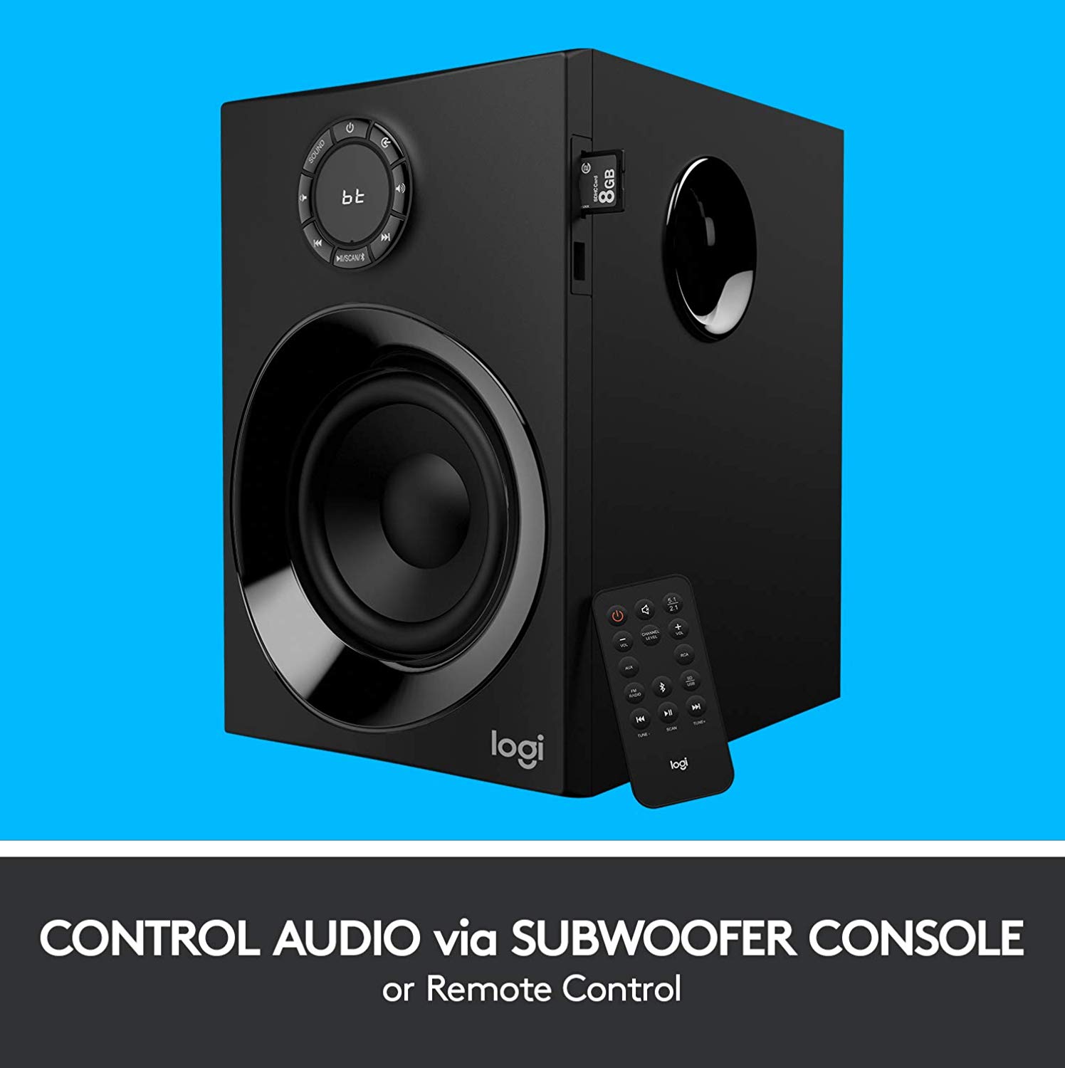 LOGITECH Z607 5.1 SURROUND SOUND SPEAKER SYSTEM WITH BLUETOOTH 160WATTS