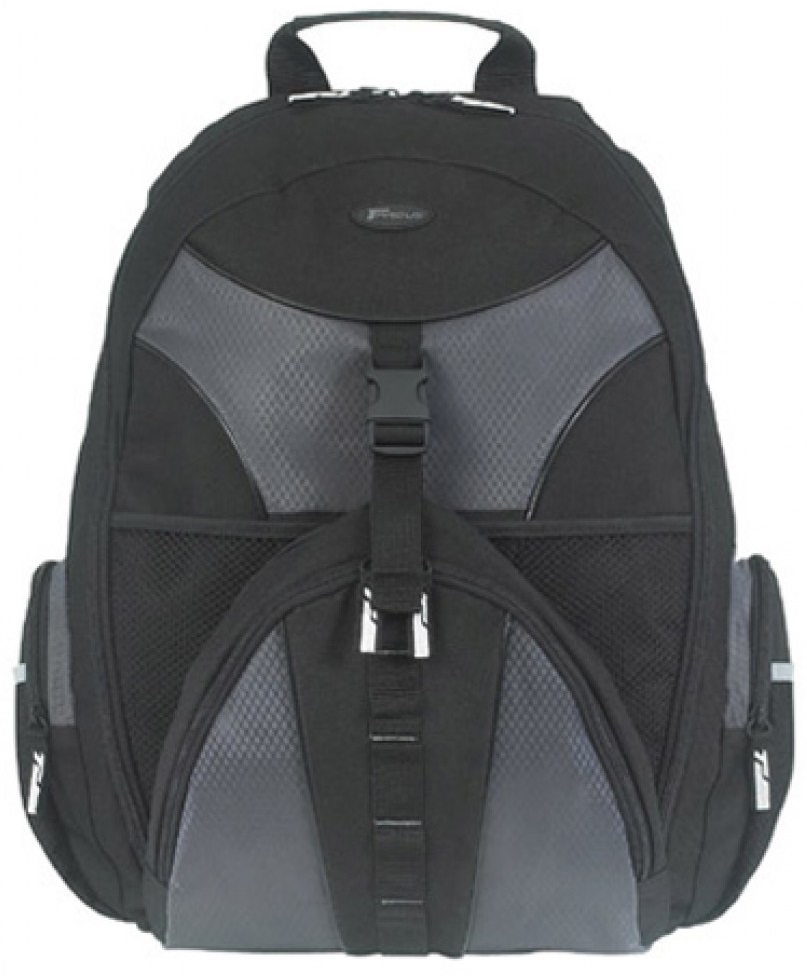 big black leather backpack