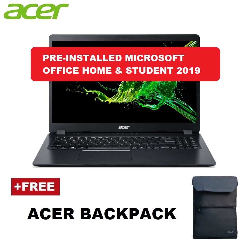 ACER ASPIRE 3 A315-56-36X5 NOTEBOOK (i3-1005G1,4GB,256GB SSD,15.6",W10 ...