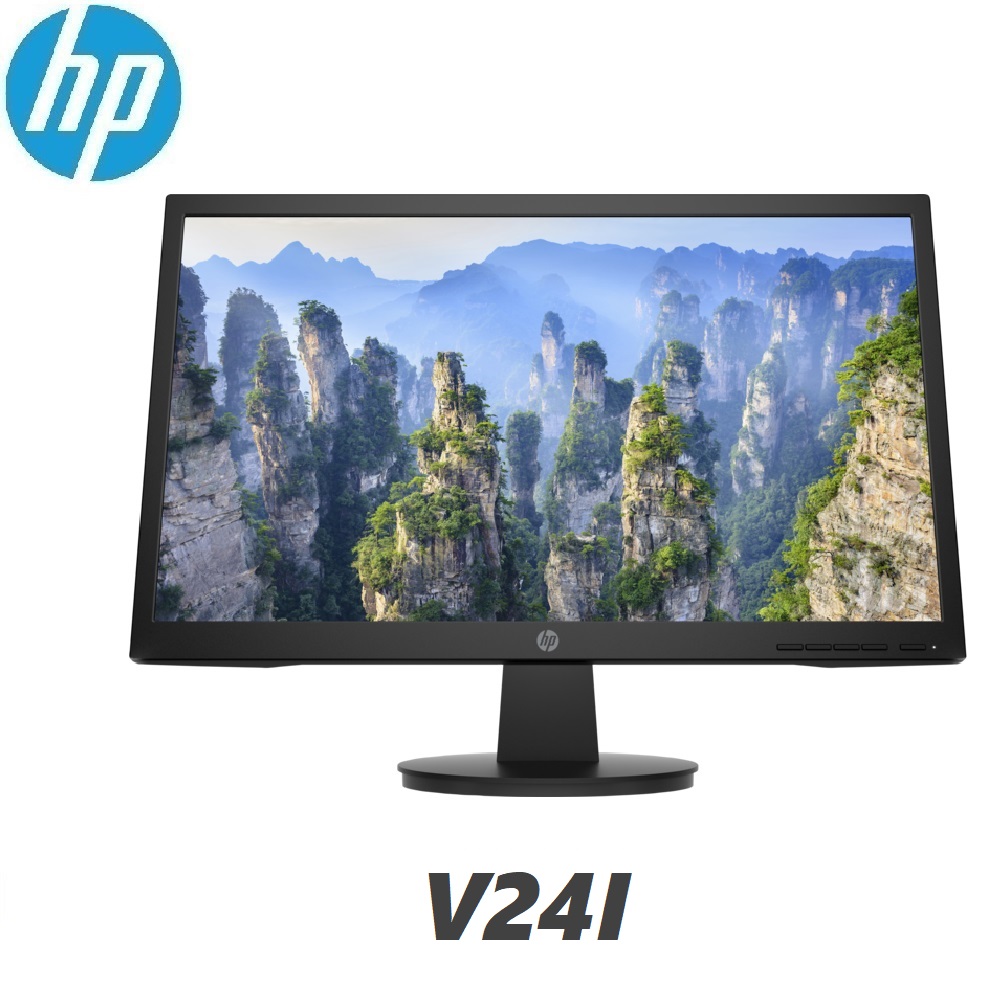 HP V24I 23.8" FHD IPS MONITOR - ( 5MS,250NITS,VGA AND HDMI PORT )