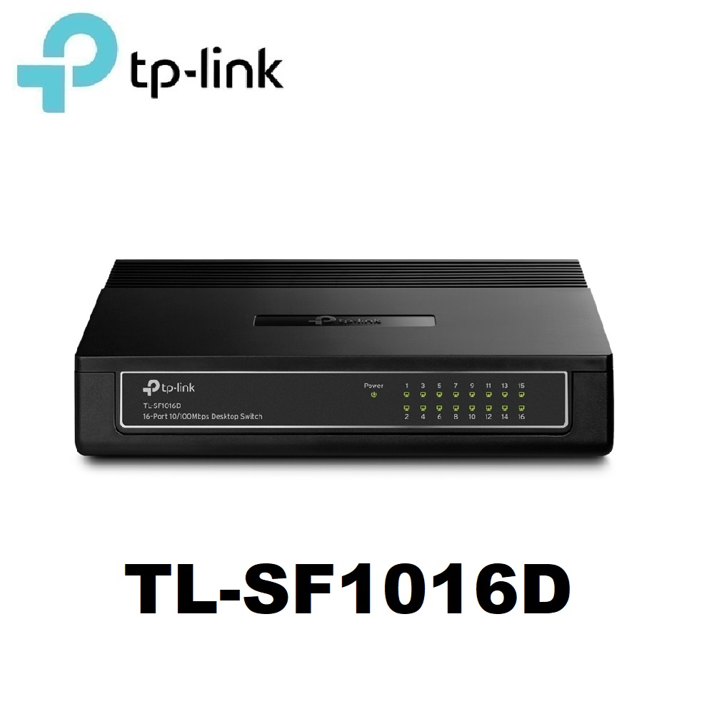 TP-LINK TL-SF1016D 16-Port 10/100Mbps Desktop Switch