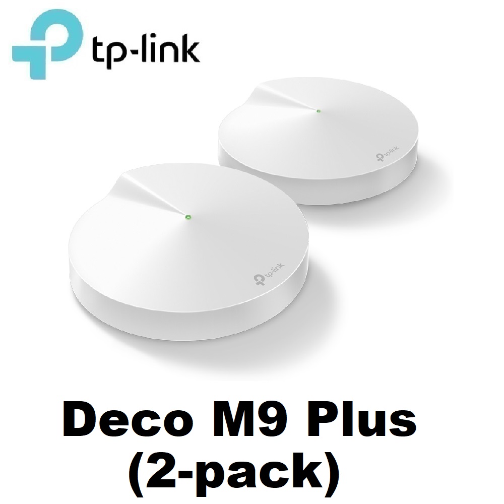 TP-LINK Deco M9 Plus (2-pack) AC2200 Smart Home Mesh Wi-Fi System