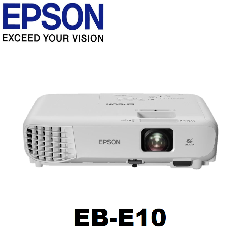 [NEW MODEL] EPSON EBE10 PROJECTOR (XGA 1024 X 768, 3,600 Lumens, Lamp
