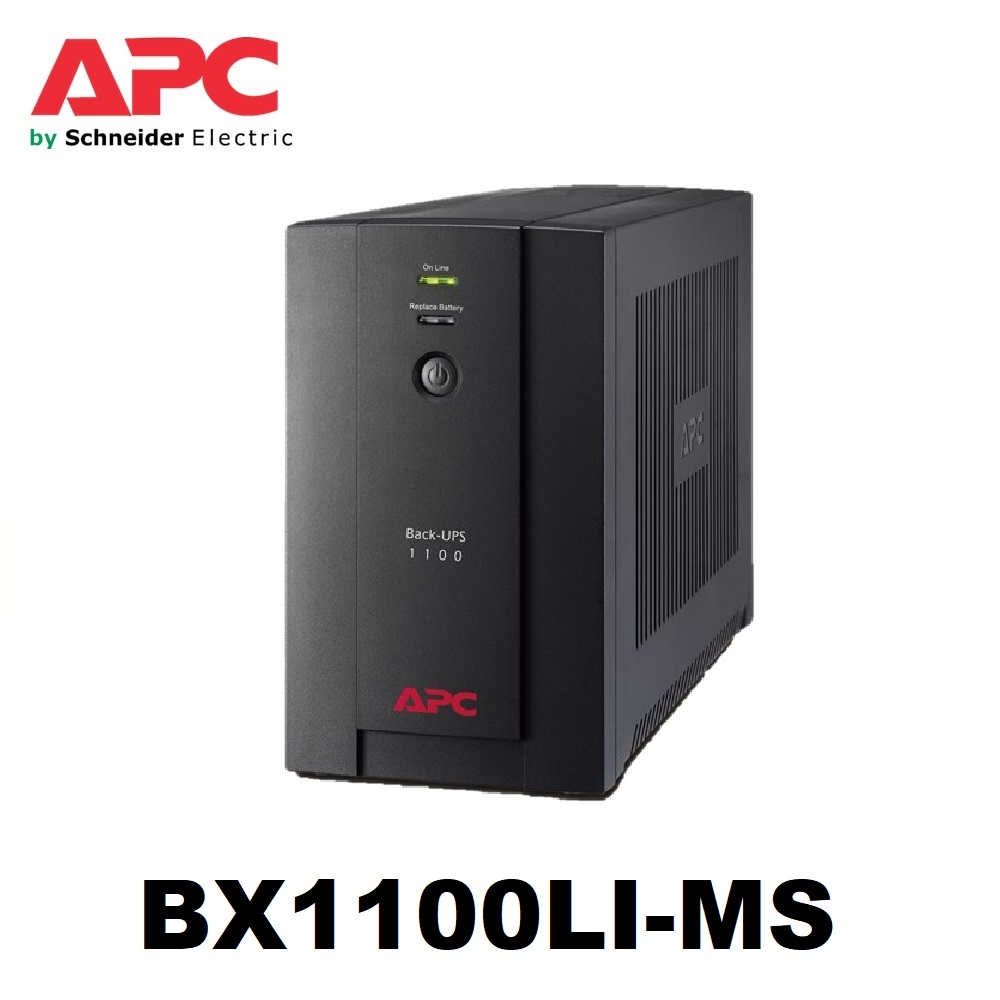 APC BackUPS 1100VA, 230V, AVR, Universal and IEC Sockets ( BX1100LIMS )