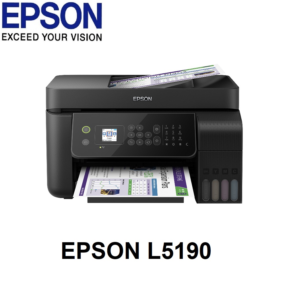 EPSON L5190 WIFI ALL IN ONE INK TANKS PRINTER ,SCAN