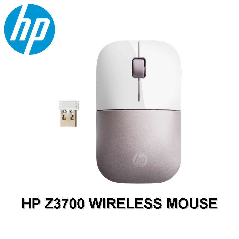 HP Z3700 BLUE LED OPTICAL SENSOR 2.4GHZ WIRELESS MOUSE- PINK