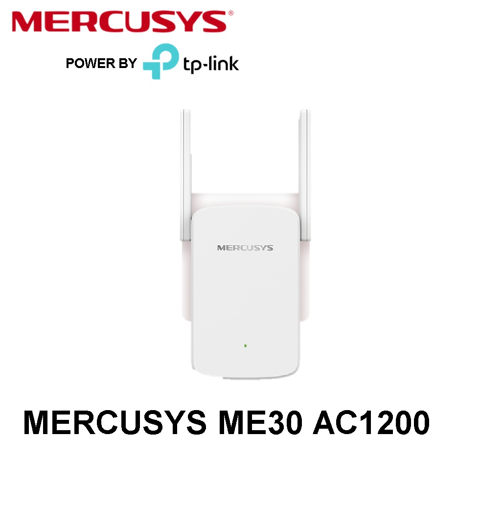MERCUSYS ME30 AC1200 RANGE EXTENDER WORKS WITH ANY ROUTER OR WIRELESS ...