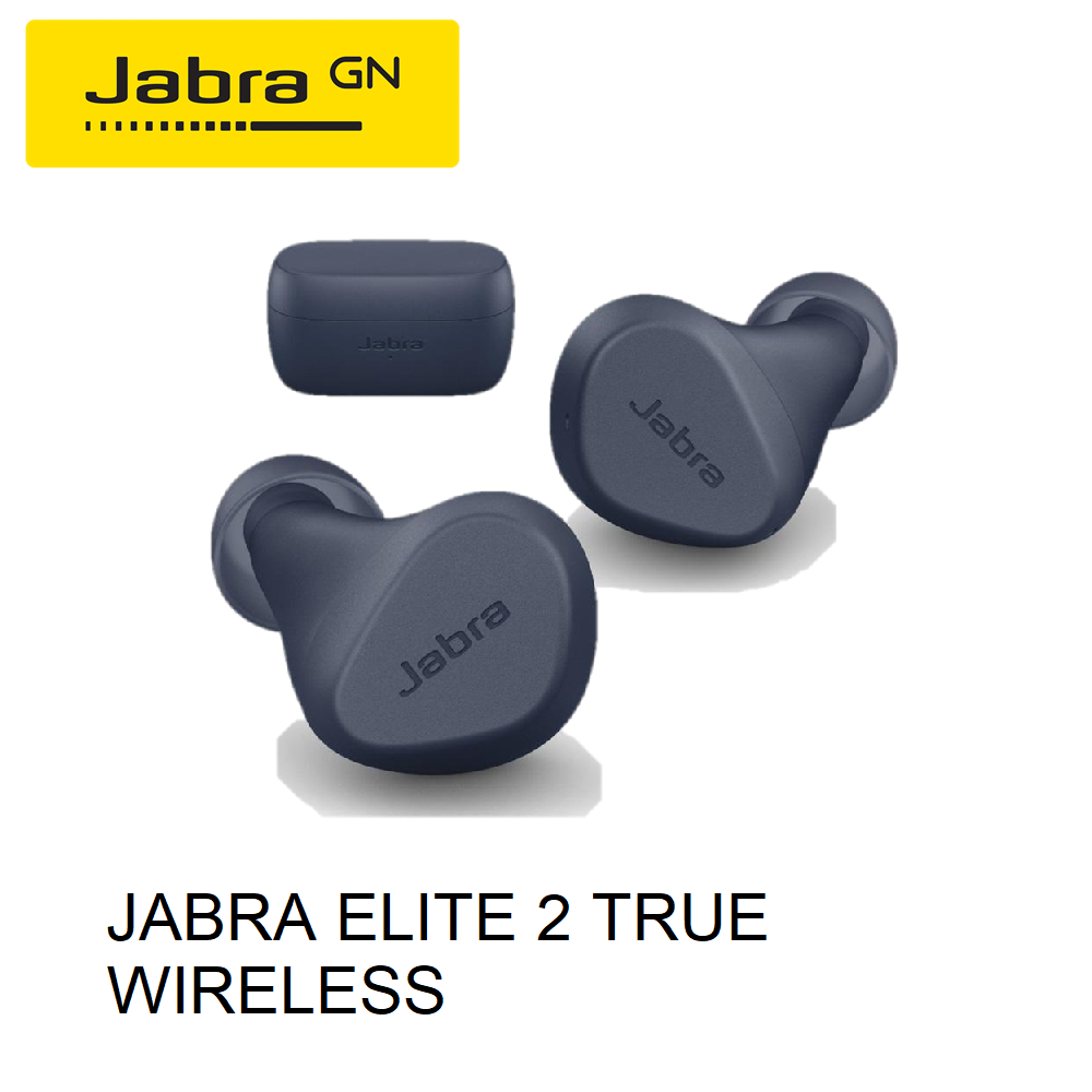 Jabra Elite 2 True Wireless Earbuds, Noise Isolating, Dark Grey