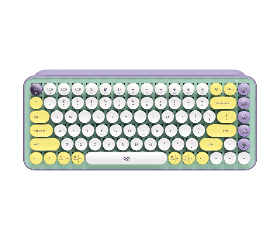 LOGITECH POP KEYS MECHANICAL WIRELESS KEYBOARD CUSTOMIZABLE EMOJI