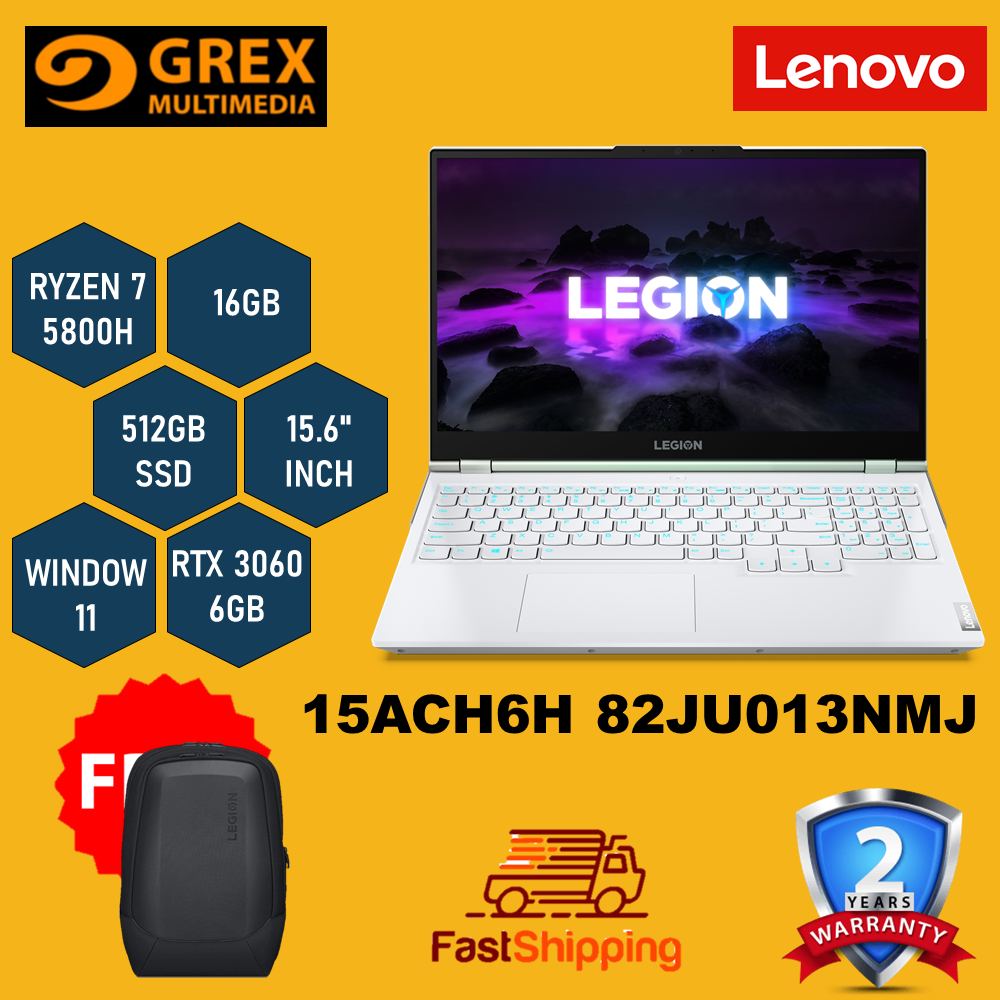 LENOVO LEGION 5 15ACH6H 82JU013NMJ GAMING LAPTOP (RYZEN 7 5800H,16GB ...
