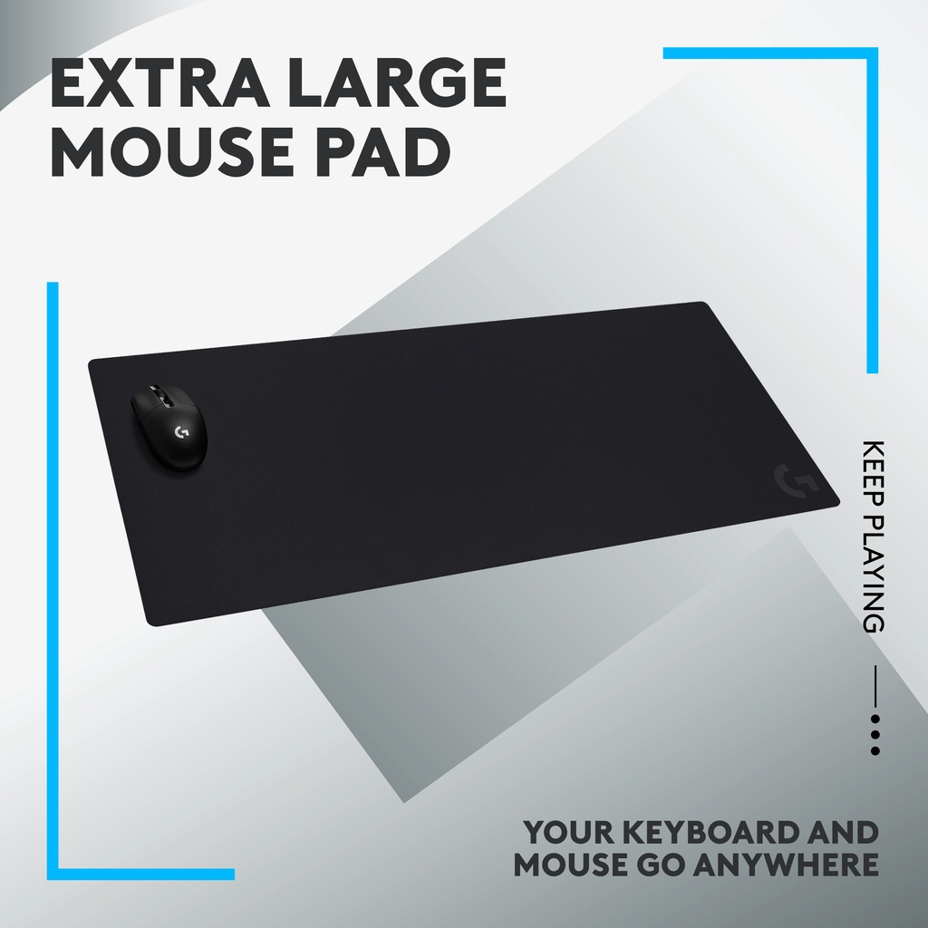 LOGITECH G840 XL CLOTH GAMING MOUSE PAD 900 X 400 Mm 3 Mm THIN MAT 