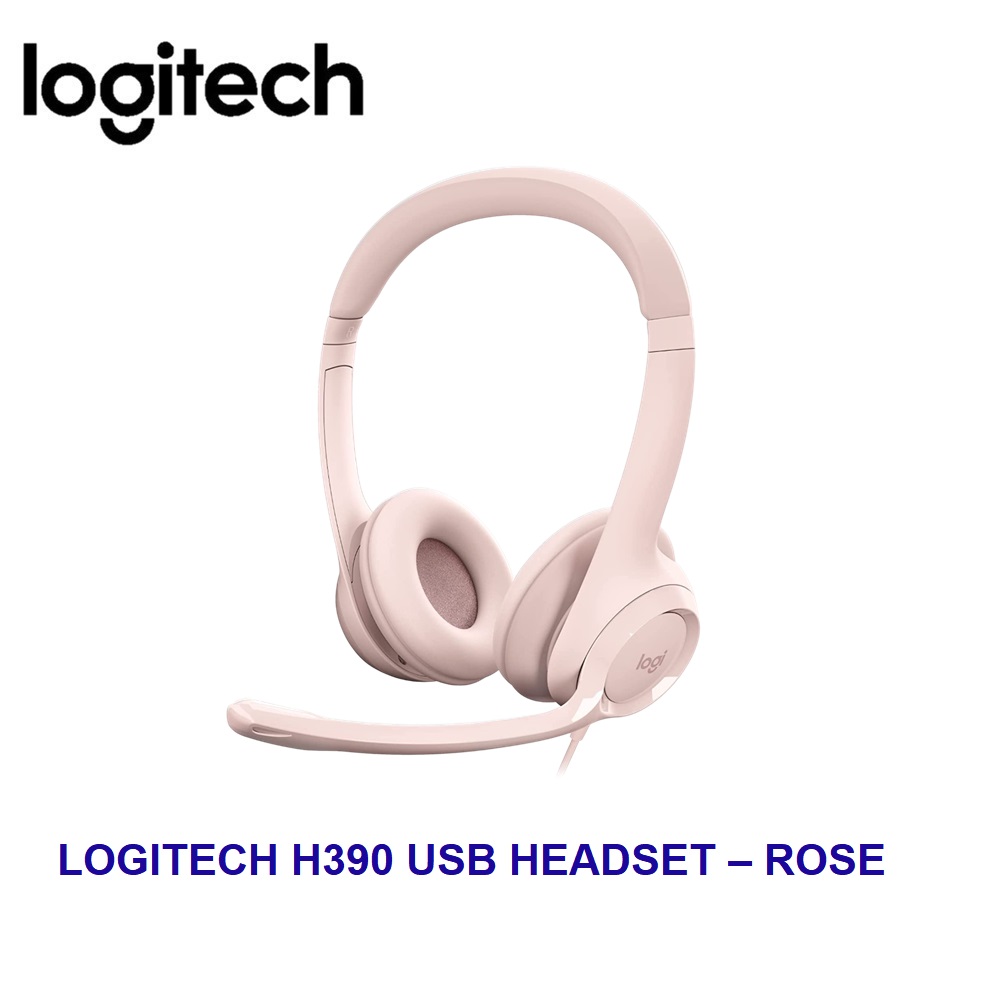 Logitech headphones with mic for pc best sale