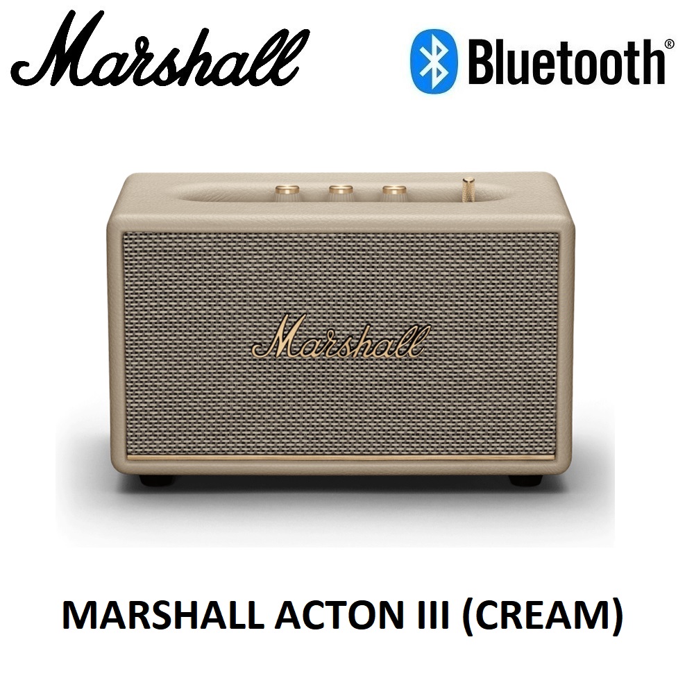 Marshall Acton III Bluetooth Speaker - Black