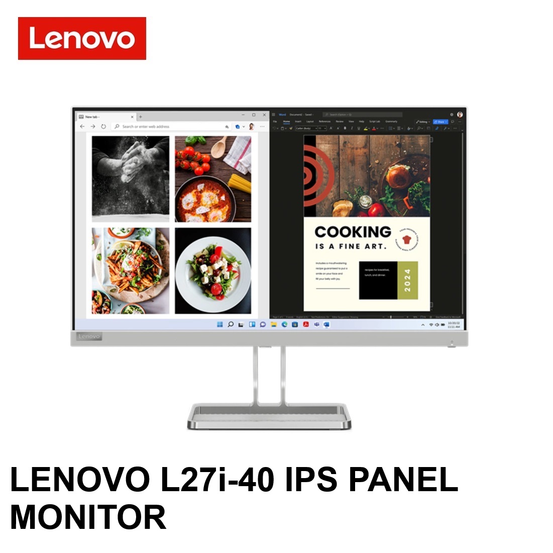 Écran Lenovo L27i-30 27 FHD (IPS, 75Hz)